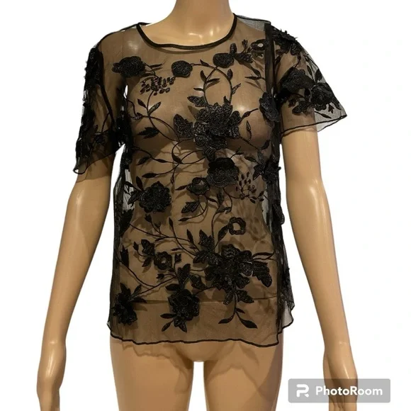 TOPSHOP mesh top size - Picture 3 of 5